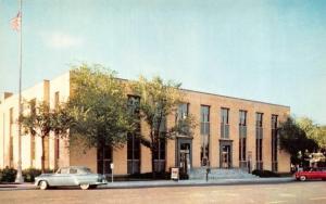 HUTCHINSON, KS Kansas  POST OFFICE  Reno County  50's CARS   Chrome Postcard