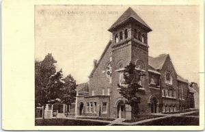 Postcard MI Cadillac 1910 View of Presbyterian Church F16