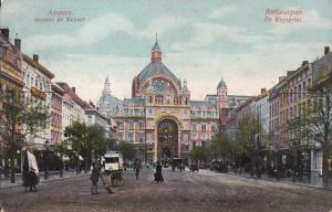 Belgium, Antwerpen, Antwerp, Anvers, Avenue de Keyser, early 1900s Postcard