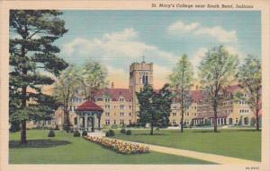 Indiana South Bend St Mary's College Curteich