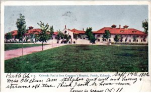 Pueblo, Colorado - The Colorado Fuel & Iron Company's Hospital - in 1906