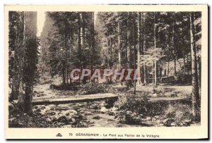 Old Postcard Gerardmer Bridge to Pearl Vologne