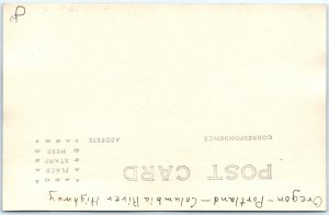 c1930s Lost Lake, Ore RPPC Mt Hood Real Photo Postcard OR Cross Dimmitt A92