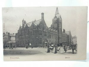 Early Vintage Postcard of Hove Town Hall Sussex Posted 1904 Vgc