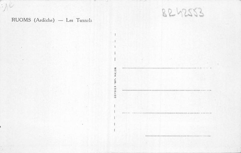 BR42553 Ruoms les tunnels france