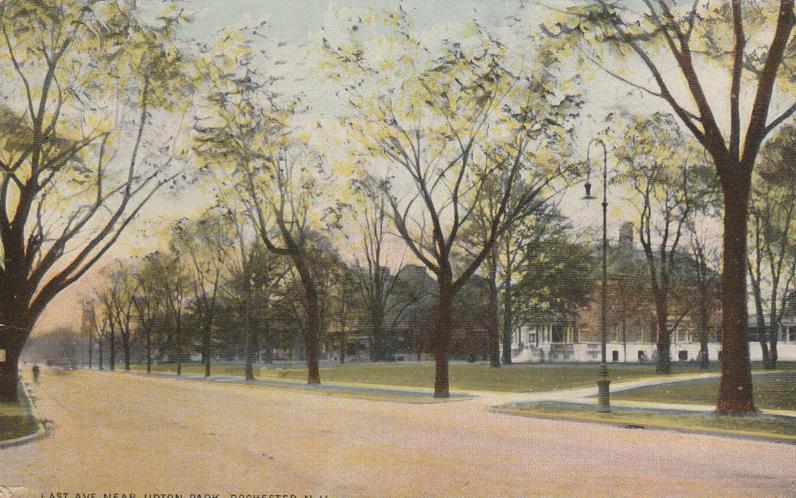 East Avenue near Upton Park - Rochester, New York - pm 1911 - DB