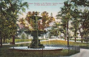 Massachusetts Boston Brewer Fountain In The Common