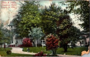 Ellen B Flower Deaconess Home Cherry St View Toledo OH Vintage Postcard J51