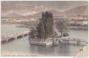 GENEVE, Switzerland, 1900-1910´s; Vue Generale