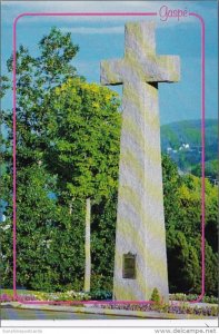 Canada Gaspe Granite Cross At Christ-Roi Cathedral