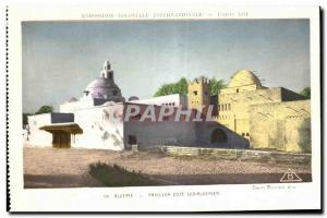 Old Postcard Exposition Coloniale Internationale Paris Algeria flag Algerian ...