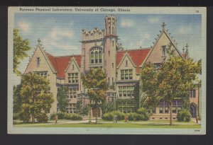 Illinois CHICAGO Ryerson Physical Laboratory, University of Chicago ~ Linen