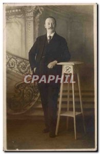 PHOTO CARD Fantasy - Men - man in noble setting - Old Postcard