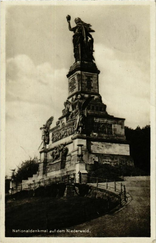 CPA AK Rudesheim Nationaldenkmal auf dem Niederwald GERMANY (895015)