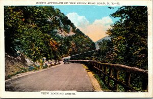 Vtg 1920s South Approach of the Storm King Road Mountains New York NY Postcard