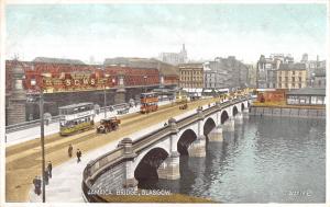 uk19551 jamaica birdge  glasgow scotland  uk tram tramway car