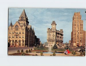 Postcard Clinton Square, Syracuse, New York