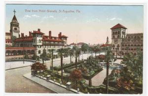 Hotel Granada St Augustine Florida 1910c postcard