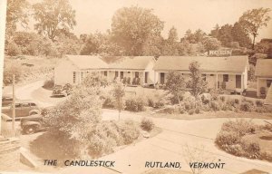 Rutland Vermont The Candlestick Real Photo Vintage Postcard AA44123