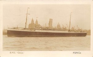 R.M.S Oroya  Real Photo R.M.S Oroya , Pacific Steamship Navigation Company Vi...