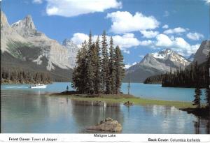 BG9705 jasper national park canada maligne lake ship bateaux