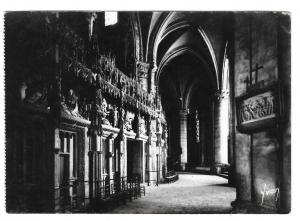 France Chartres Cathedral Interior Ambulatory YVON 2 Glossy Photo 4X6 Postcards