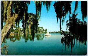 Postcard - Cruising along one of Florida's many tranquil, scenic waterways - FL