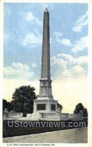 US Army Monument - Gettysburg, Pennsylvania PA  