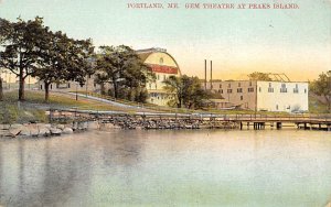 Gem Theatre at Peaks Island Portland, Maine, USA Theater Unused 