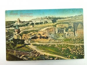 Vintage Postcard 1910's Valley of Jehosaphat Jerusalem