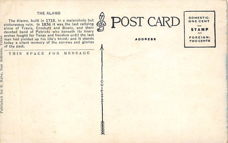 The Alamo - San Antonio, Texas TX  