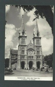 1935 Post Card Viet Nam Saigon The Cathedral