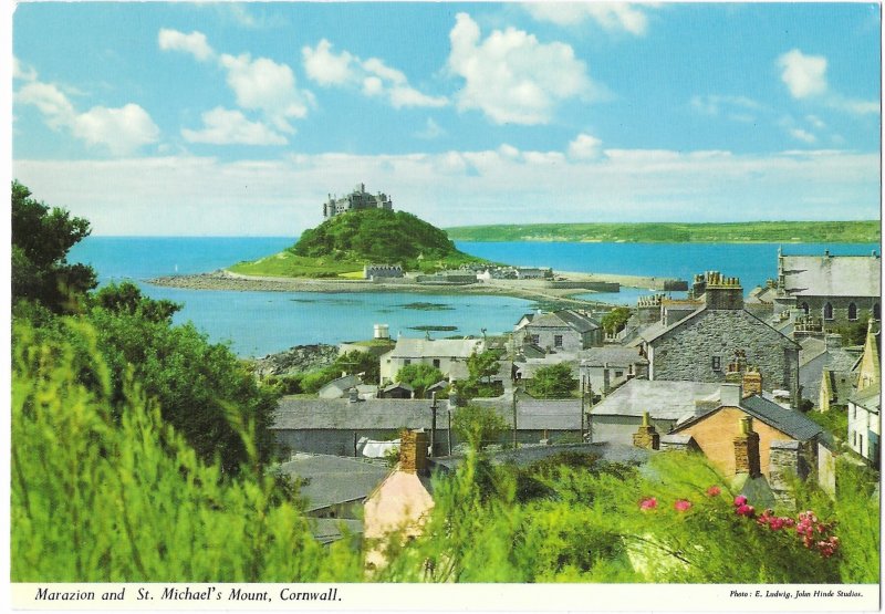 St. Michael's Mount Cornwall England UK Off the Coast of Normandy Abby 4 by 6