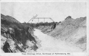 Postcard Missouri Patttonsburg Hope Drainage Ditch Northeast 23-11209