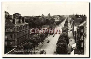 Modern Postcard Le Havre Boulevard de Strasbourg View from the tower of the n...