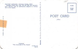 Military Barracks Panama Canal Panama Tape on back 