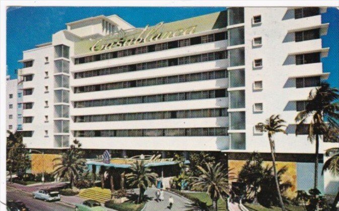 Florida Miami Beach The Casablanca Hotel 1960