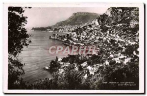 Old Postcard Monaco General of the Principality view