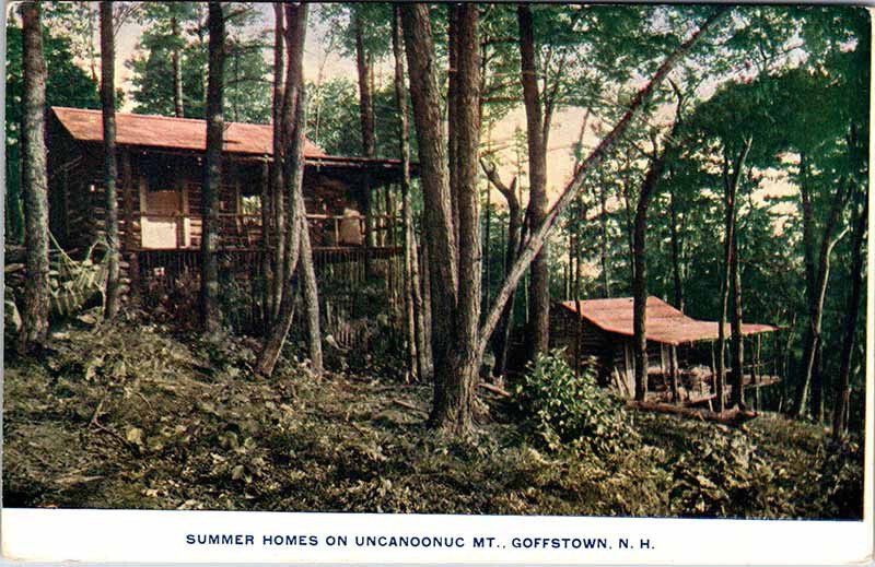 Postcard HOUSE SCENE Goffstown New Hampshire NH AM2849