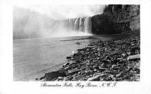 BR101841 alexandra falls hay river n w t canada  real photo