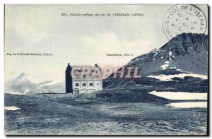 Postcard Old Mountain Pass Chalet de l & # 39Iseran