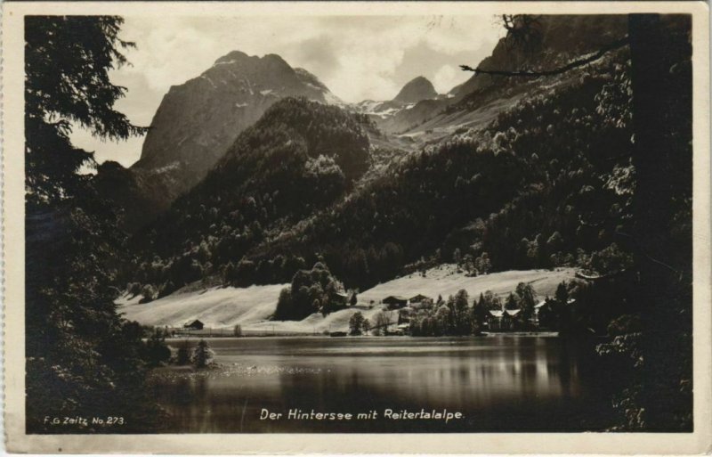 CPA AK Der Hintersee mit Reiteralpe GERMANY (1065668)