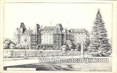 Empress Hotel Victoria Canada Unused 