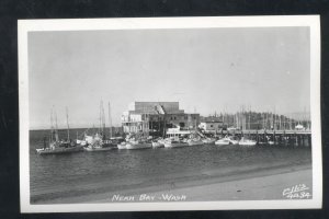 RPPC NEAH BAY WASHINGTON FISHING BOATS ELLIS 4434 REAL PHOTO POSTCARD