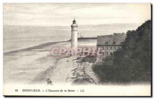 Old Postcard Lighthouse Honfleur L & # 39estuaire Seine