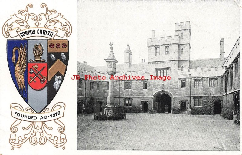 England, Oxford, Corpus Christi College, Exterior View