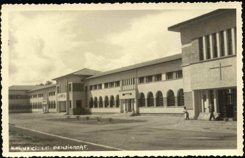 congo, KOLWEZI, Pensionnat, Boarding School (1940s) Real Photo