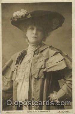 Sarah Bernhardt Postcard Post Card Actor Actress, Movie Star, Film Postcard S...