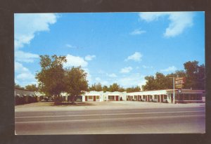 ALBUQUERQUE NEW MEXICO MARTEN'S MOTEL VINTAGE ADVERTISING POSTCARD N.M