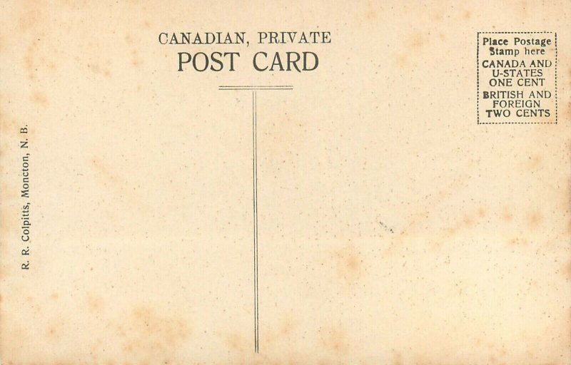 Canada New Brunswick Moncton Botsford Street canadian private post card